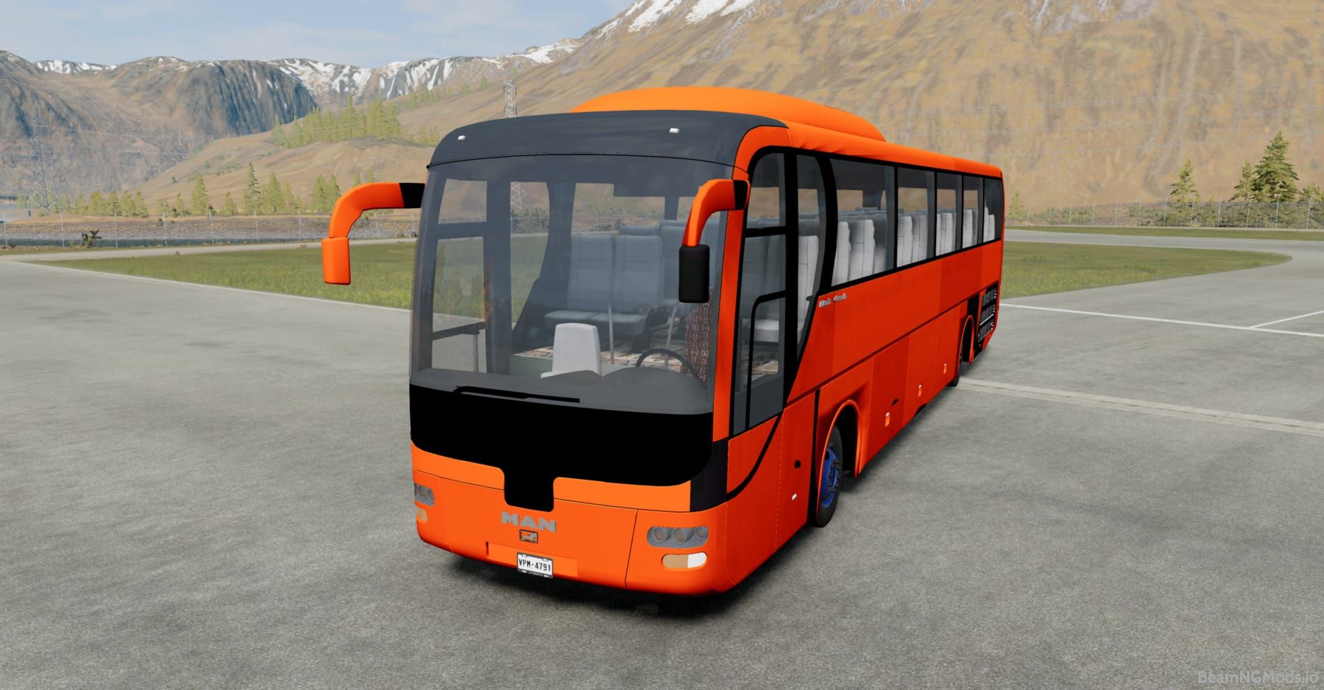 Download MAN Lion Coach Bus Mod for BeamNG Drive Game