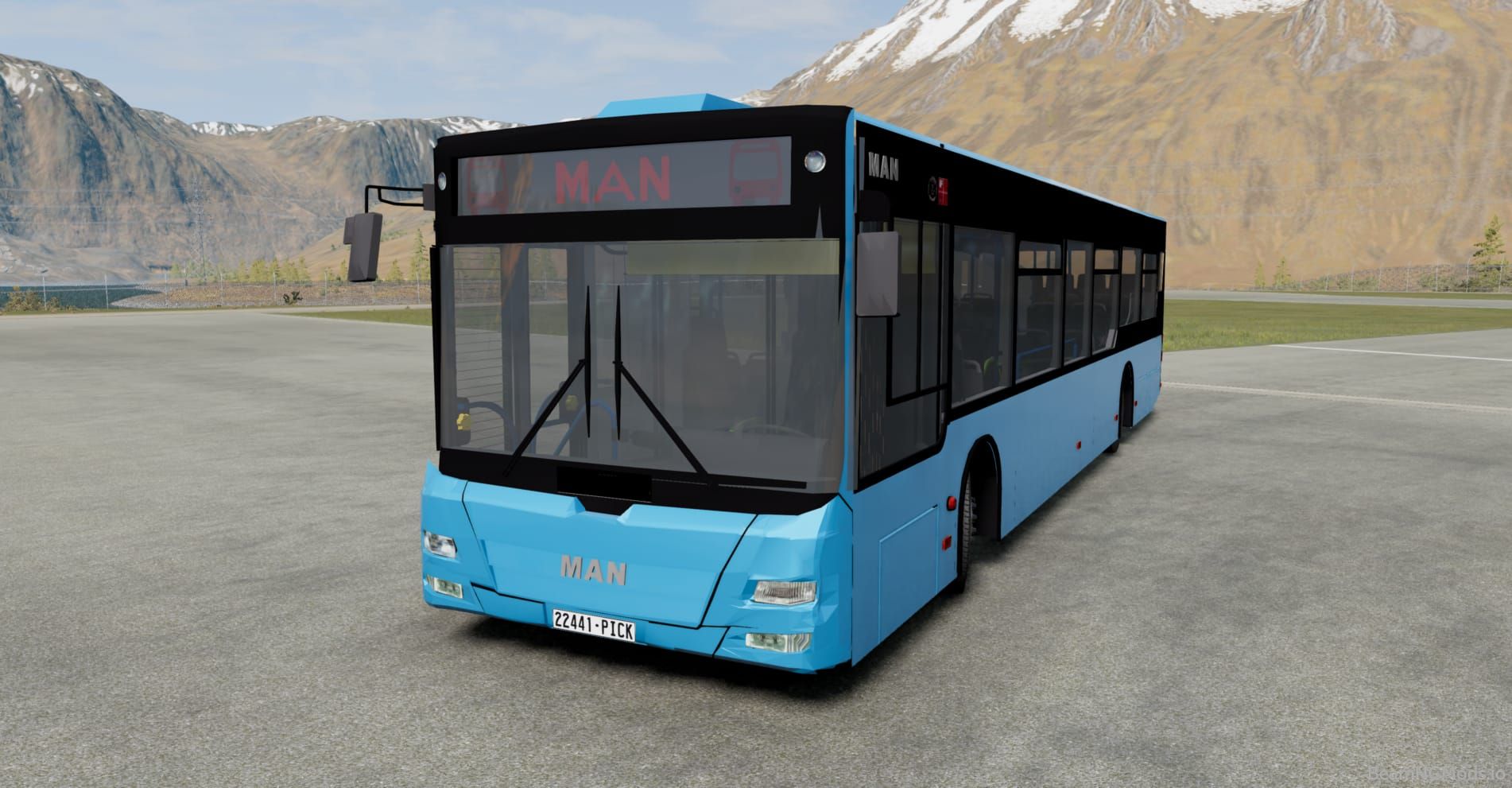 Download MAN Lion City Bus Mod for BeamNG Drive Game