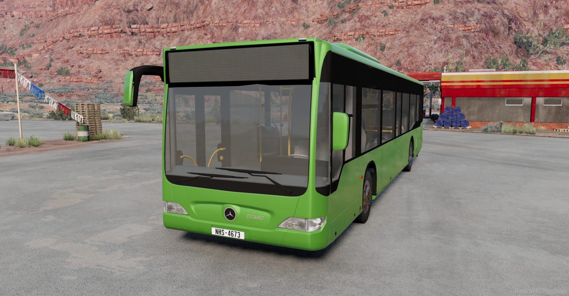 Download Mercedes-Benz Citaro Bus Mod for BeamNG Drive Game
