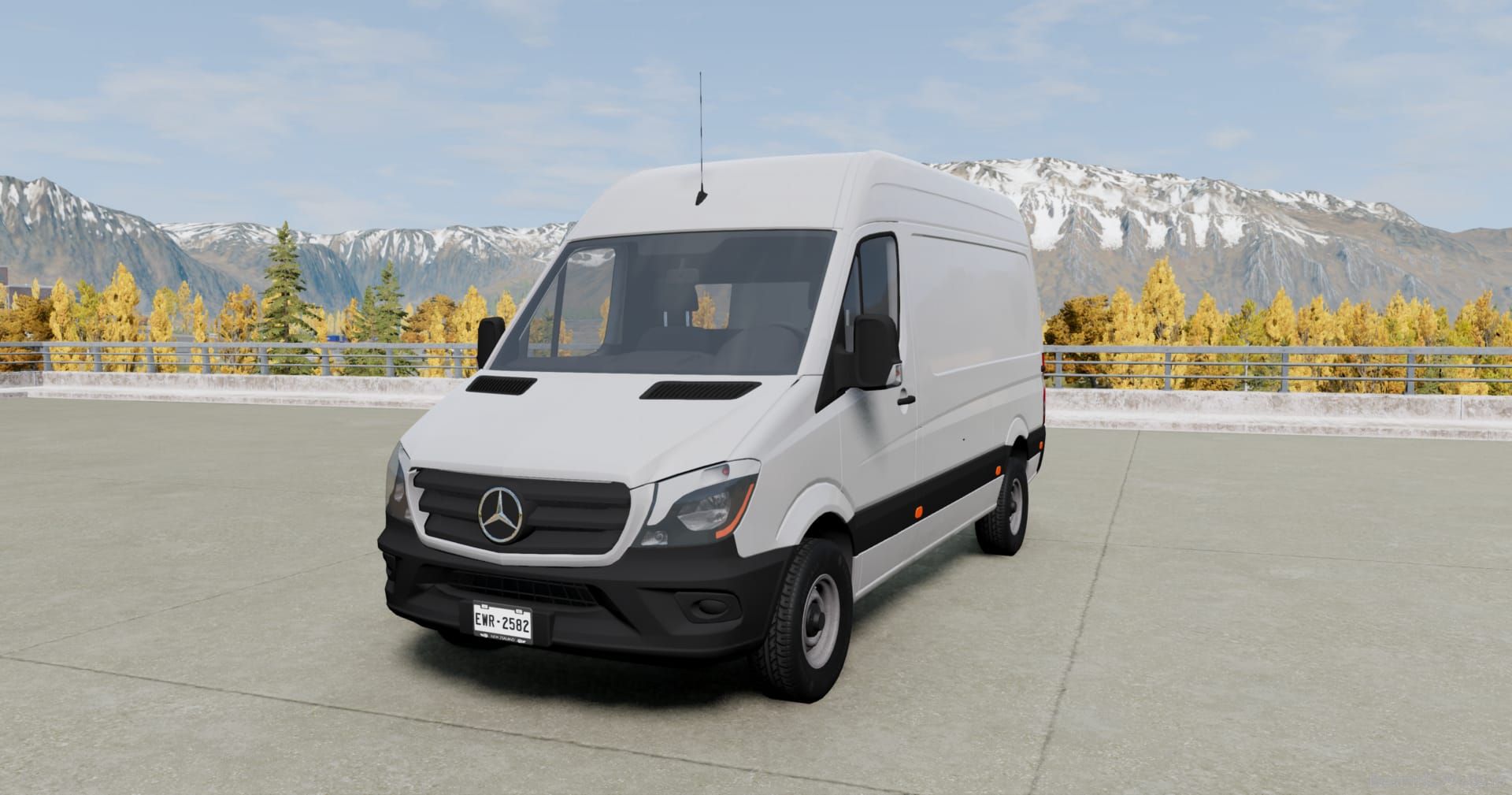 Download Mercedes-Benz Sprinter Bus Mod for BeamNG Drive Game
