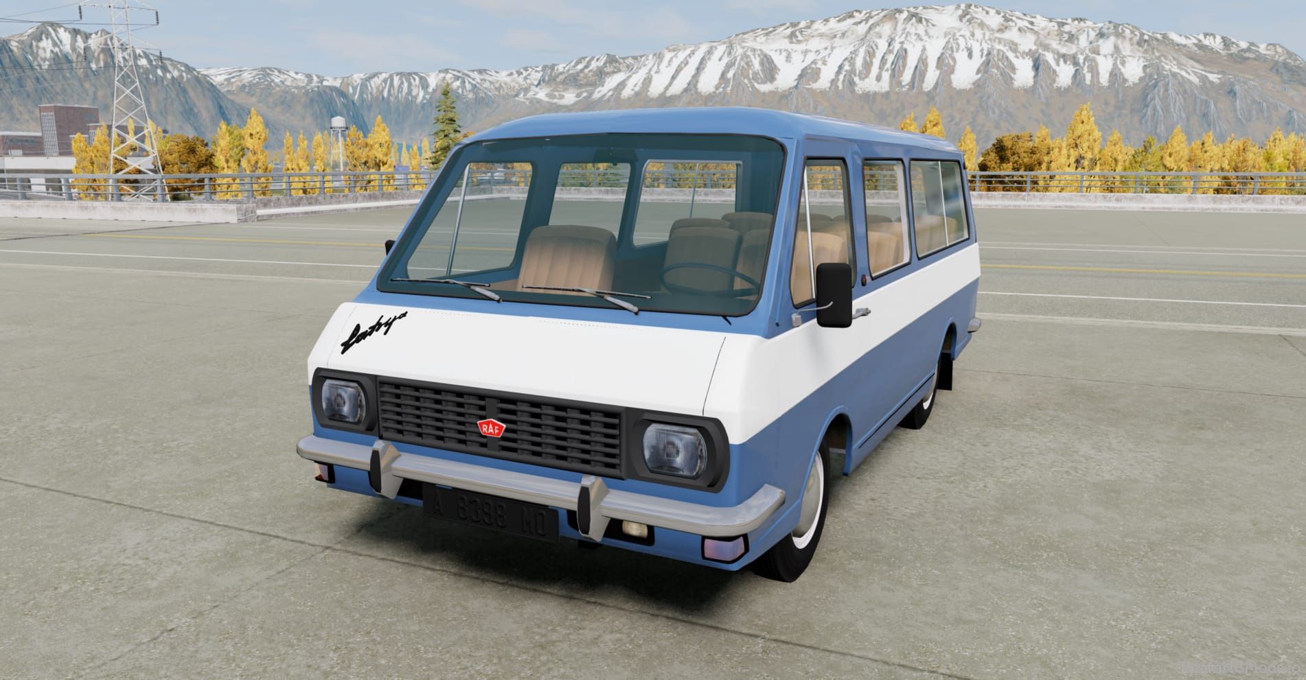 Download RAF 2203 Bus Mod for BeamNG Drive Game