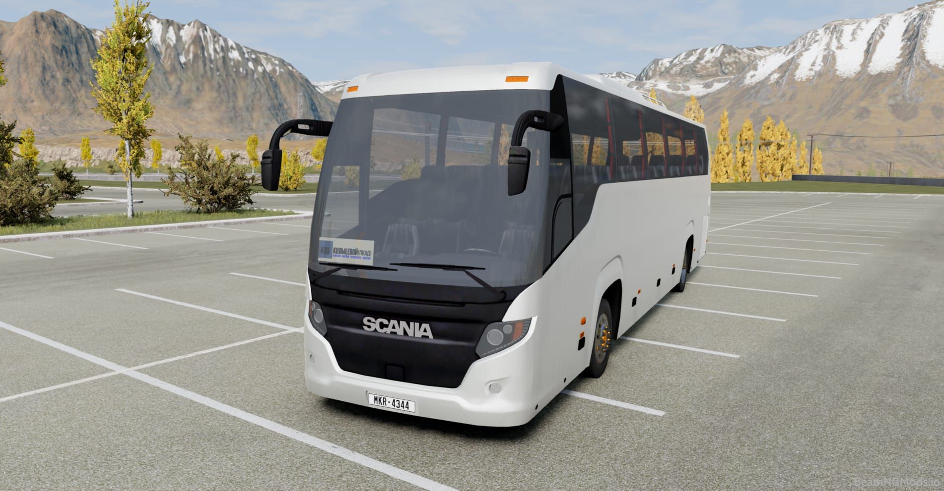 Download Scania K360 Touring Bus Mod for BeamNG Drive Game