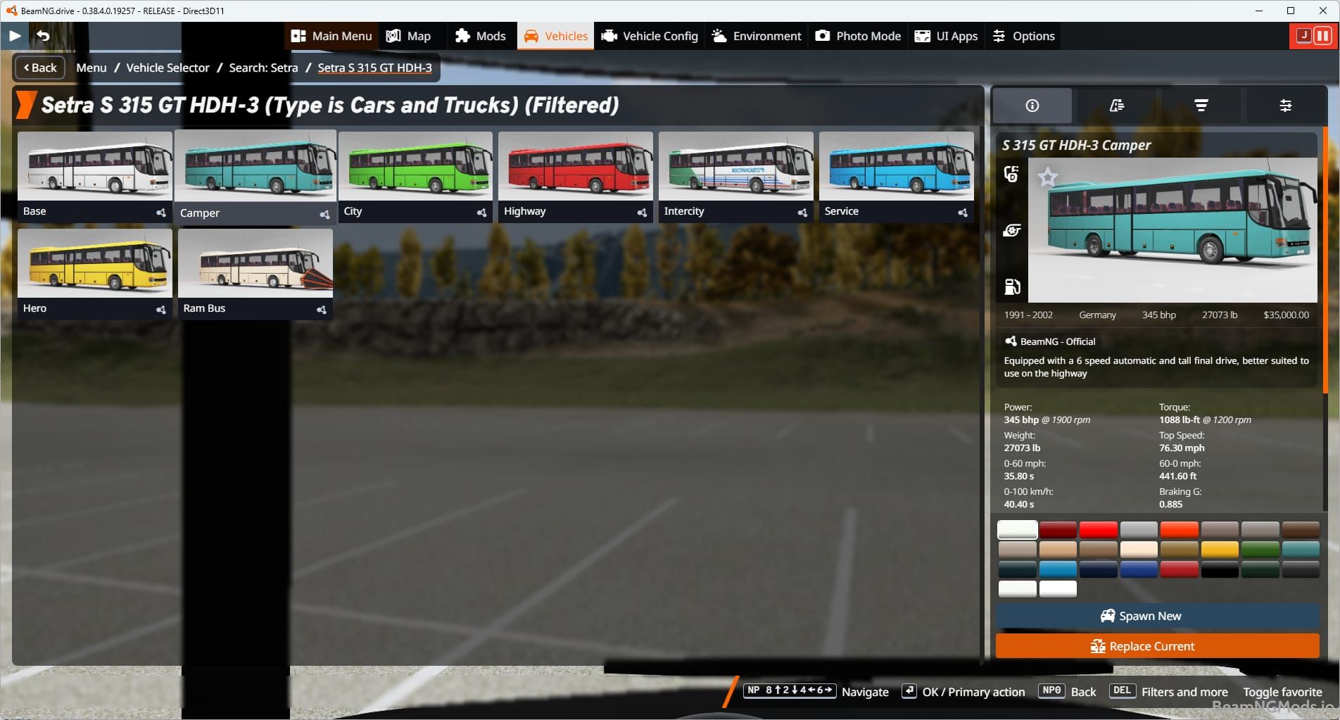 Screenshot of Setra S 315 GT HDH-3 1