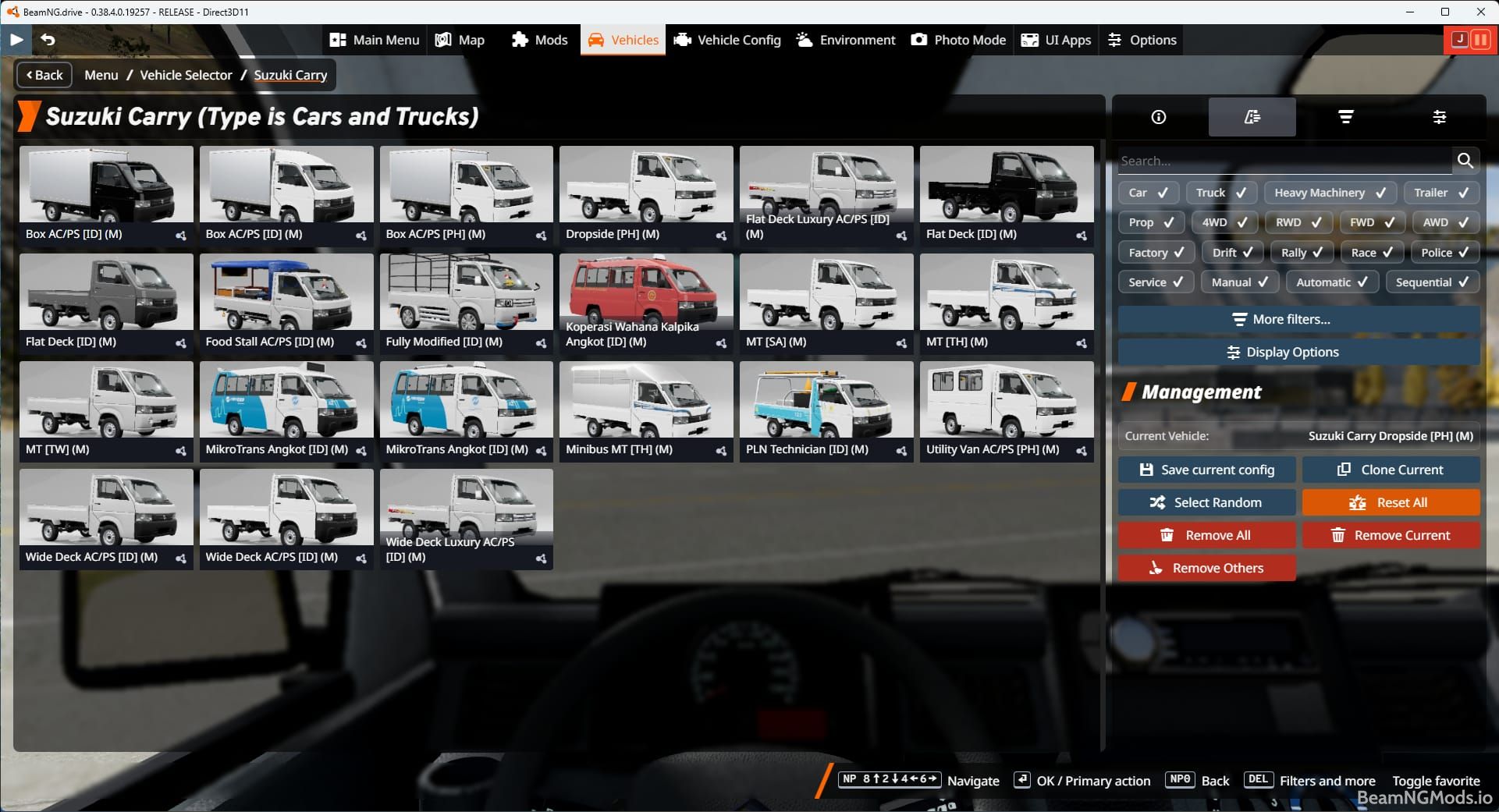 Screenshot of Suzuki Carry 1