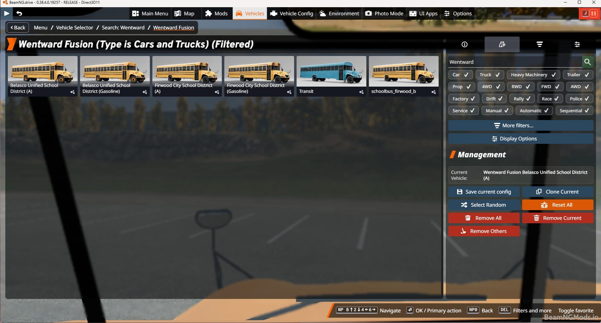 Screenshot of Wentward Fusion School Bus 1